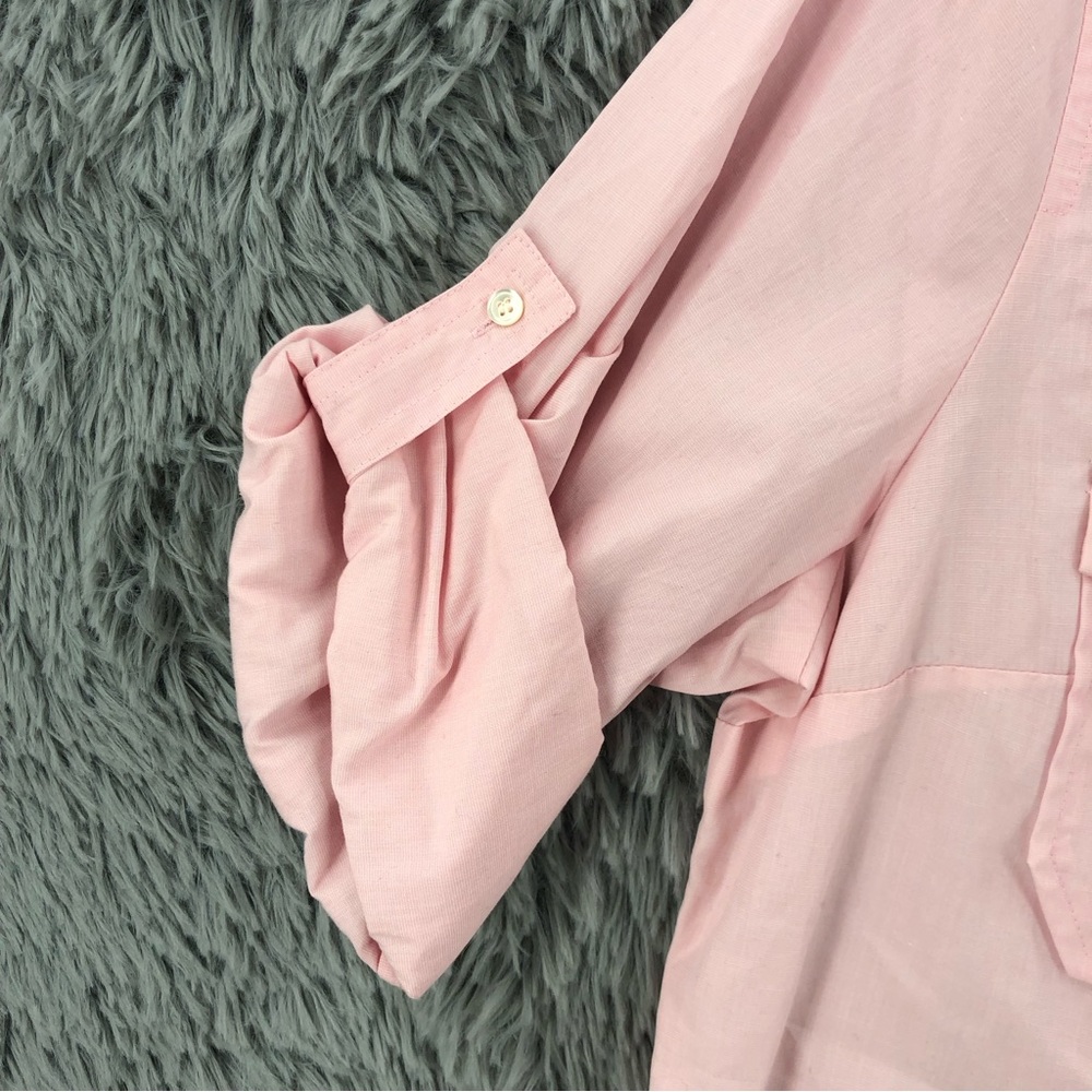 J. Crew Shirt Womens Size XL NWT 100 Percent Cotton Pink Button Down - Picture 3 of 8